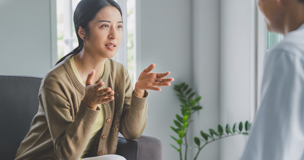 NeoHealth behavioral health provider with a patient